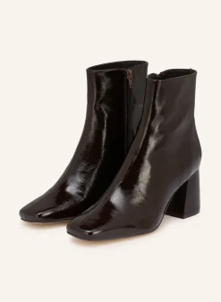 Lack-Stiefeletten