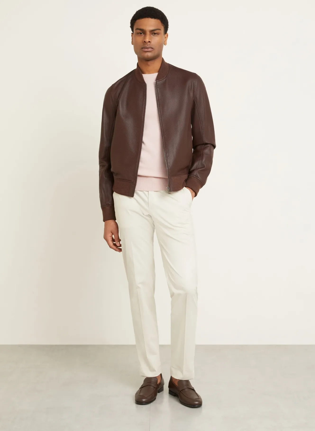 Lederblouson