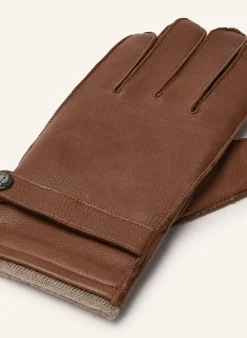 Lederhandschuhe WILHELMSHAVEN mit Touchscreen-Funktion