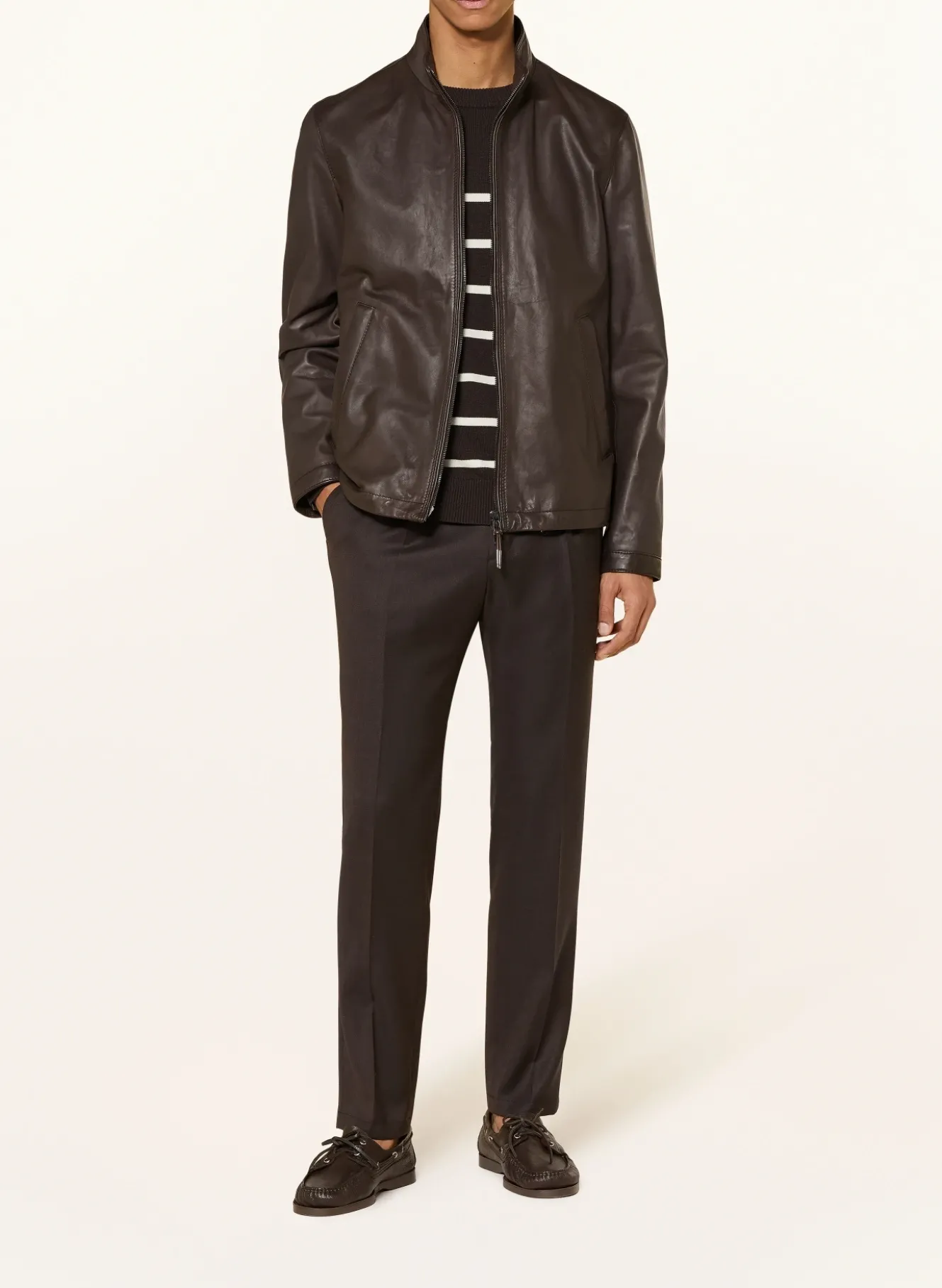 Lederjacke