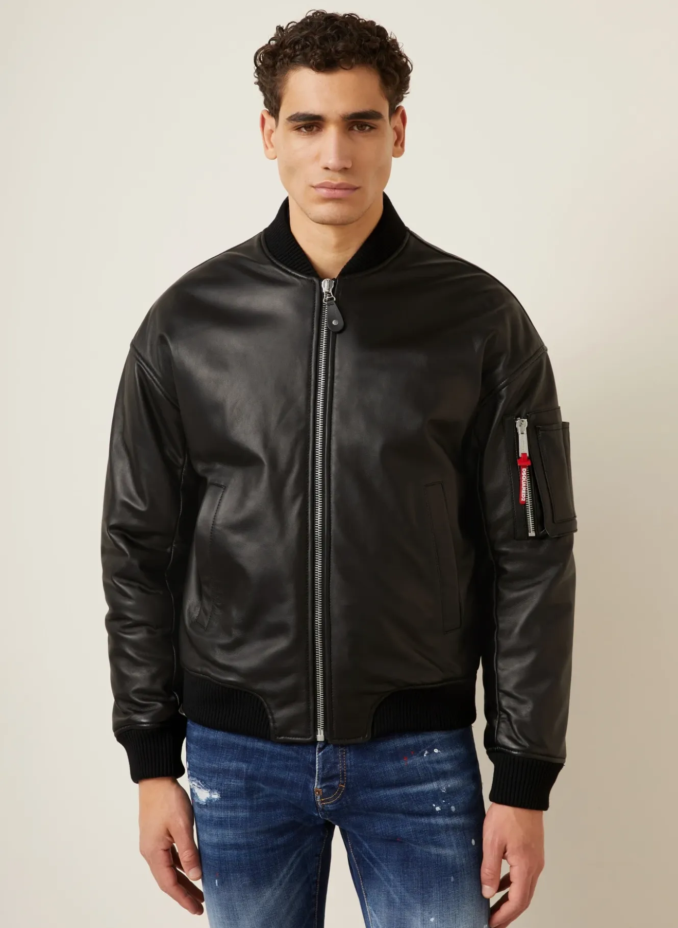 Lederjacke