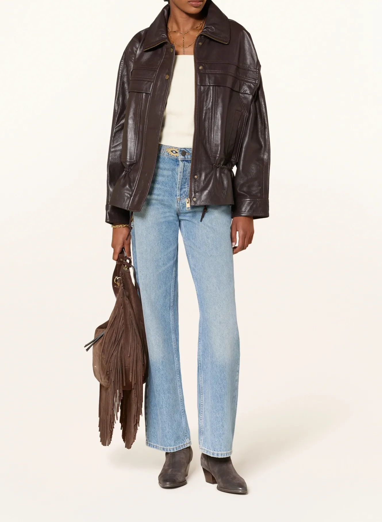 Lederjacke KASSIA