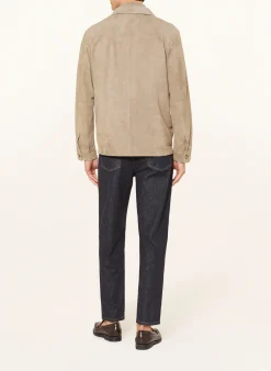 Leder-Overjacket