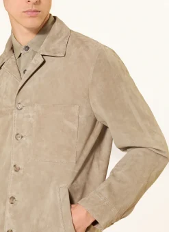 Leder-Overjacket