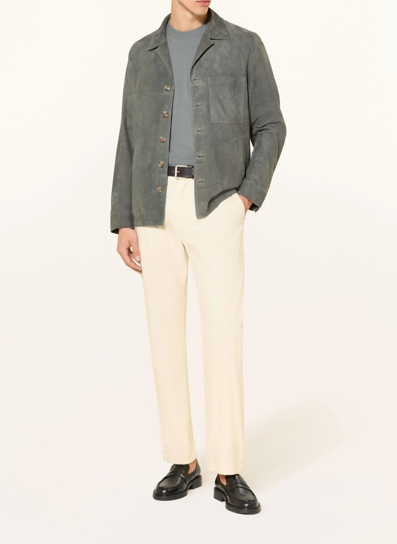 Leder-Overjacket