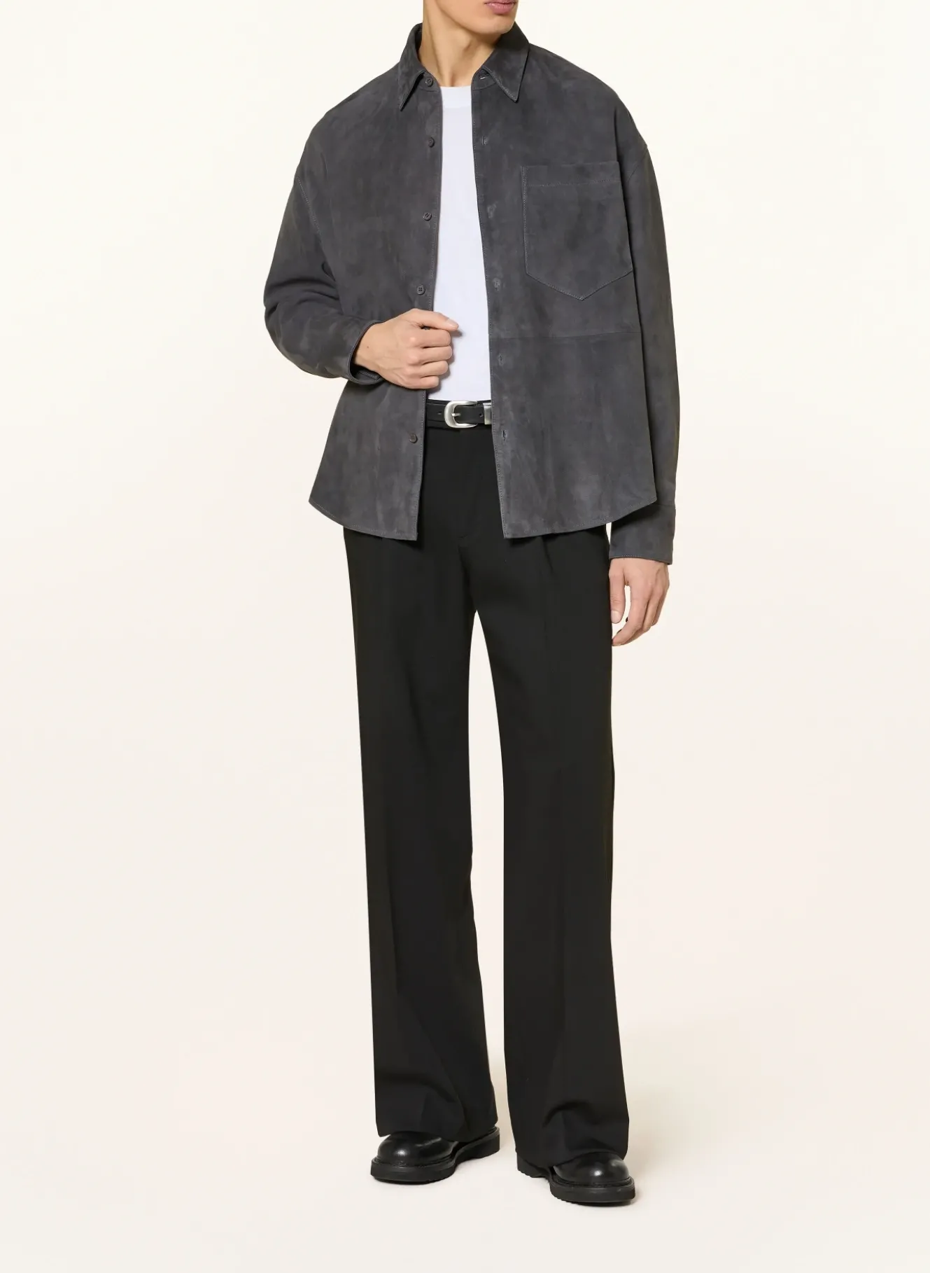 Leder-Overjacket STUDIO