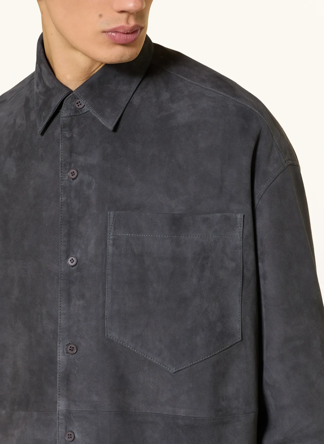 Leder-Overjacket STUDIO