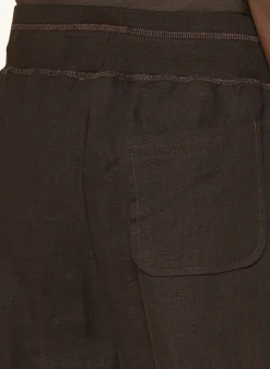 Leinen-Bermudas