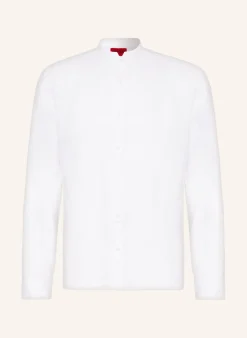 Leinenhemd ELVORY Slim Fit mit Stehkragen