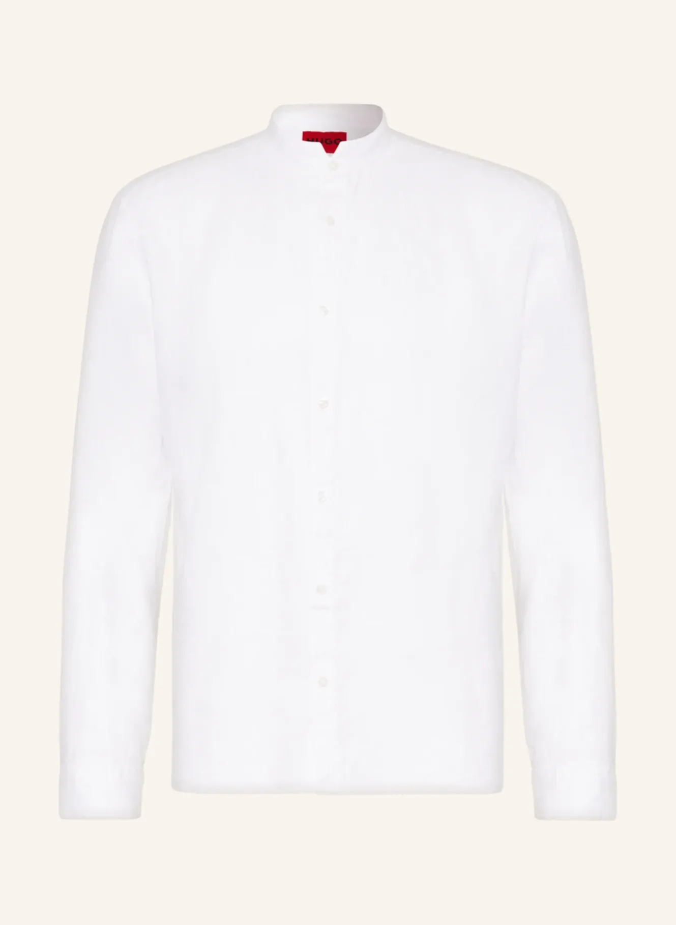 Leinenhemd ELVORY Slim Fit mit Stehkragen