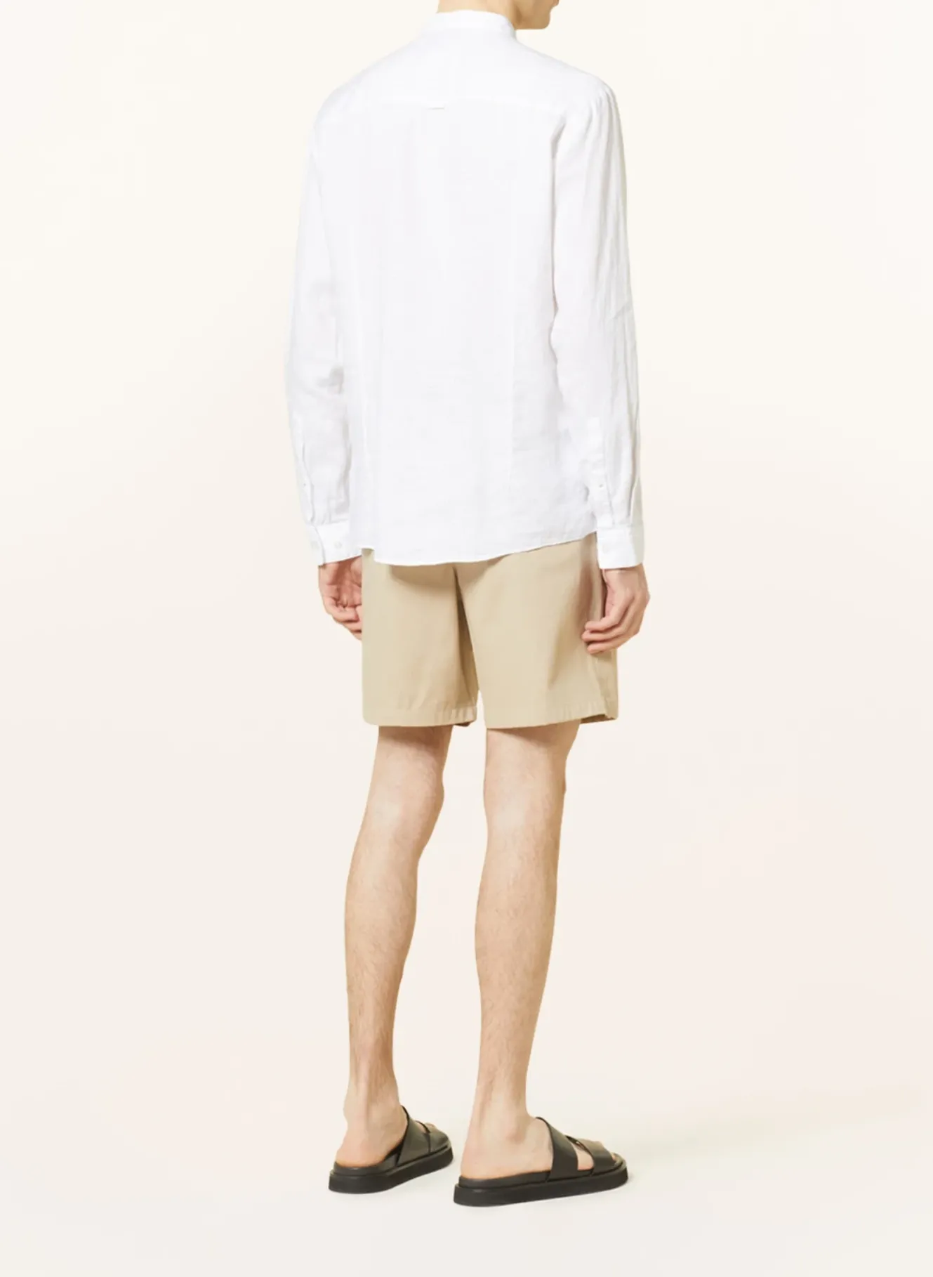 Leinenhemd ELVORY Slim Fit mit Stehkragen