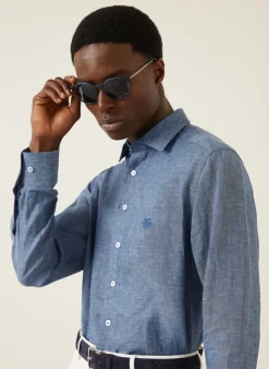 Leinenhemd Regular Fit