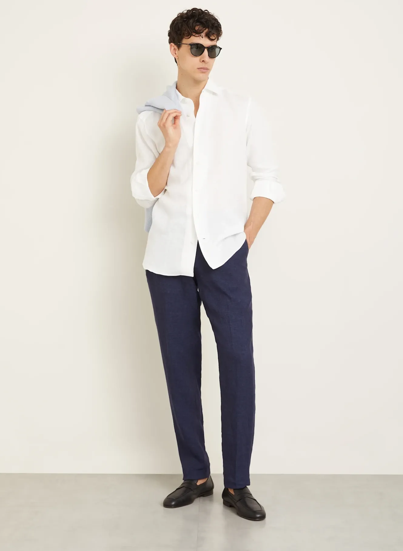 Leinenhemd Regular Fit
