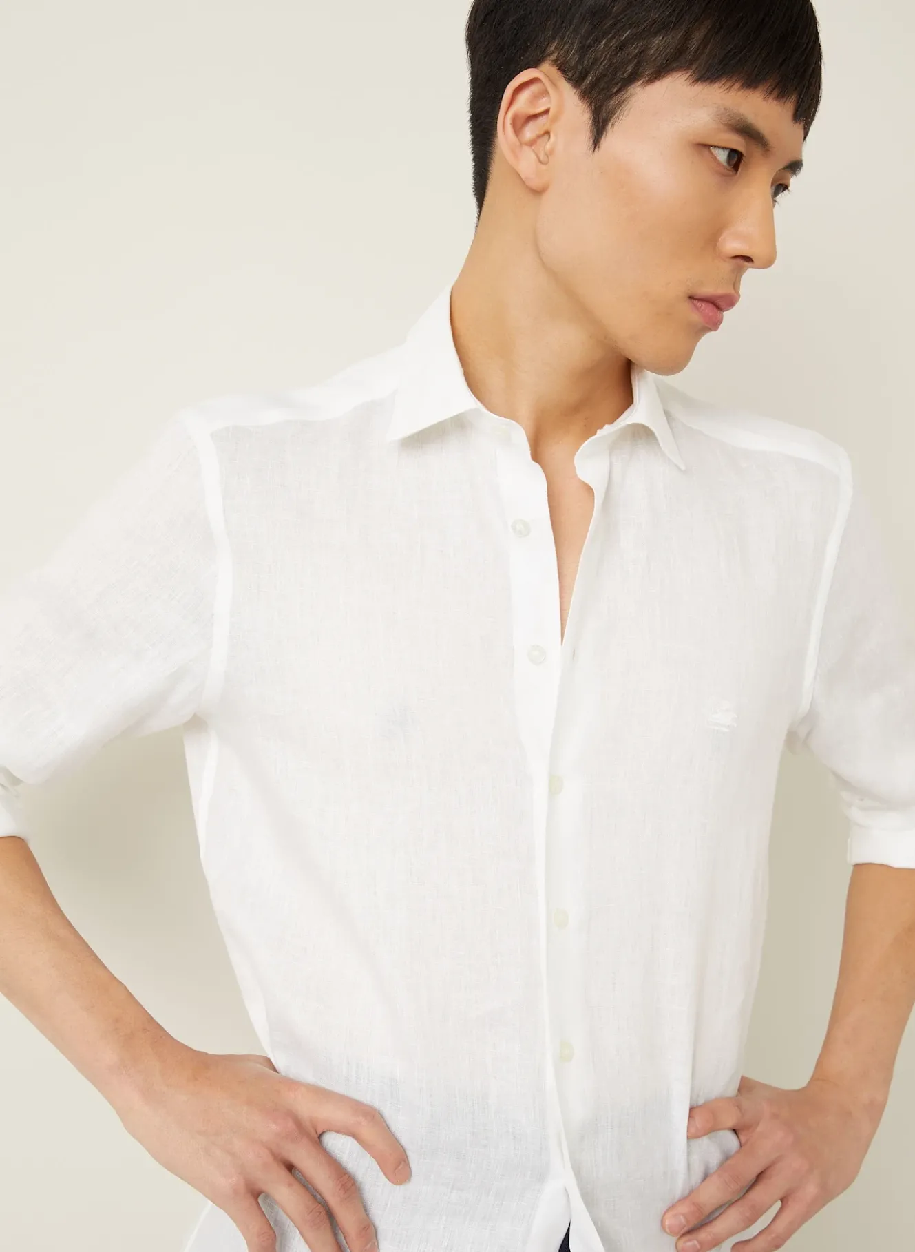 Leinenhemd Regular Fit