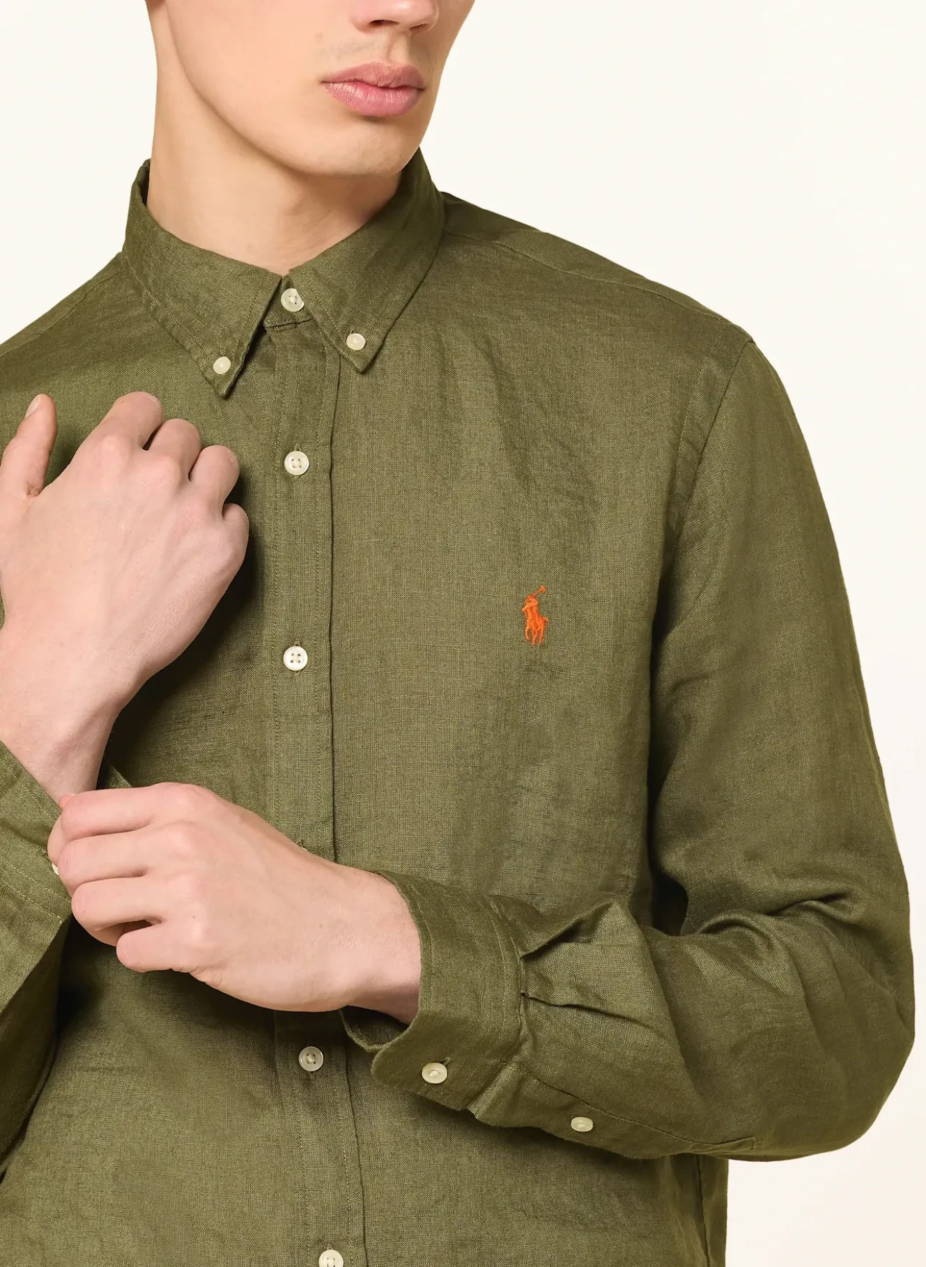 Leinenhemd Slim Fit
