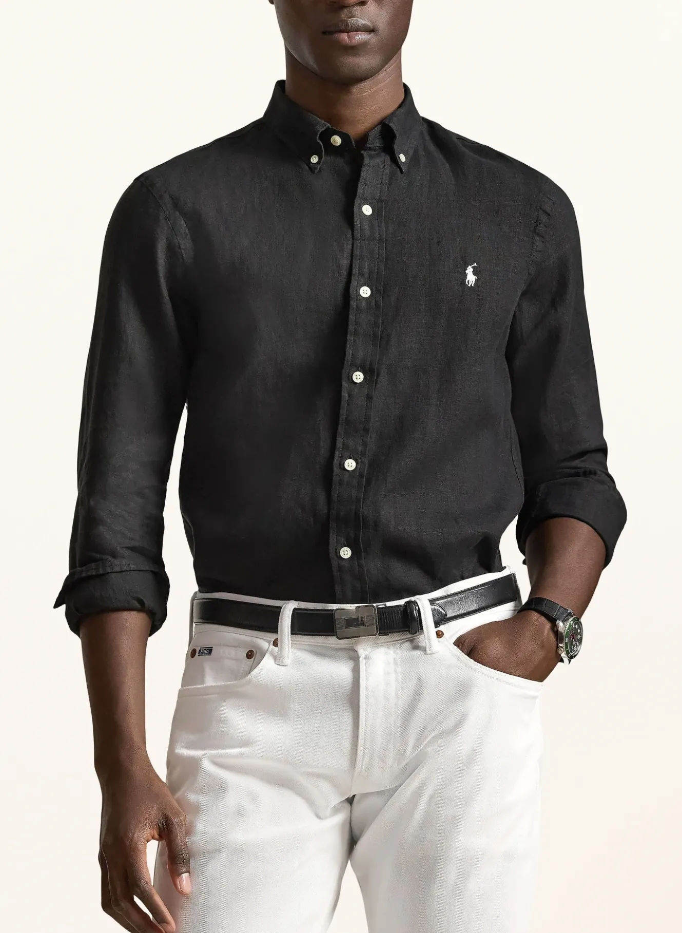 Leinenhemd Slim Fit