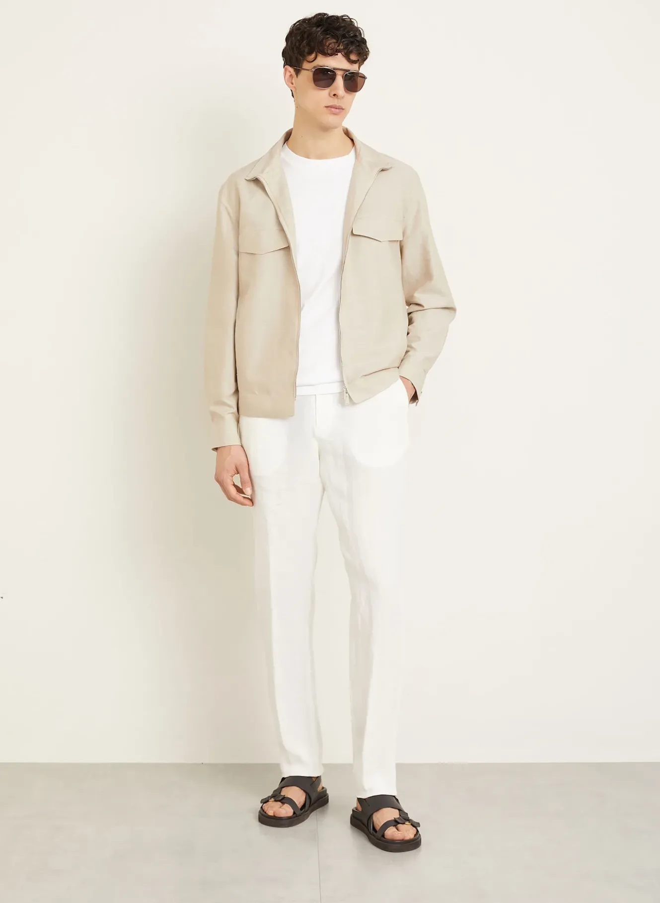 Leinenhose Extra Slim Fit