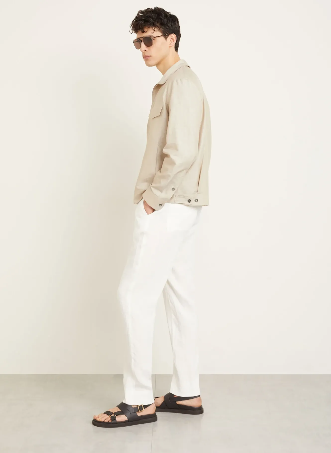 Leinenhose Extra Slim Fit