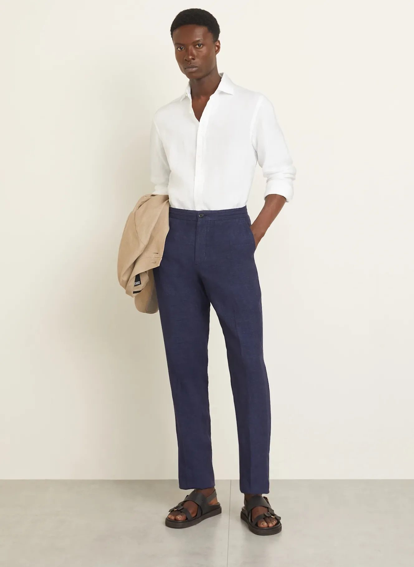 Leinenhose Extra Slim Fit
