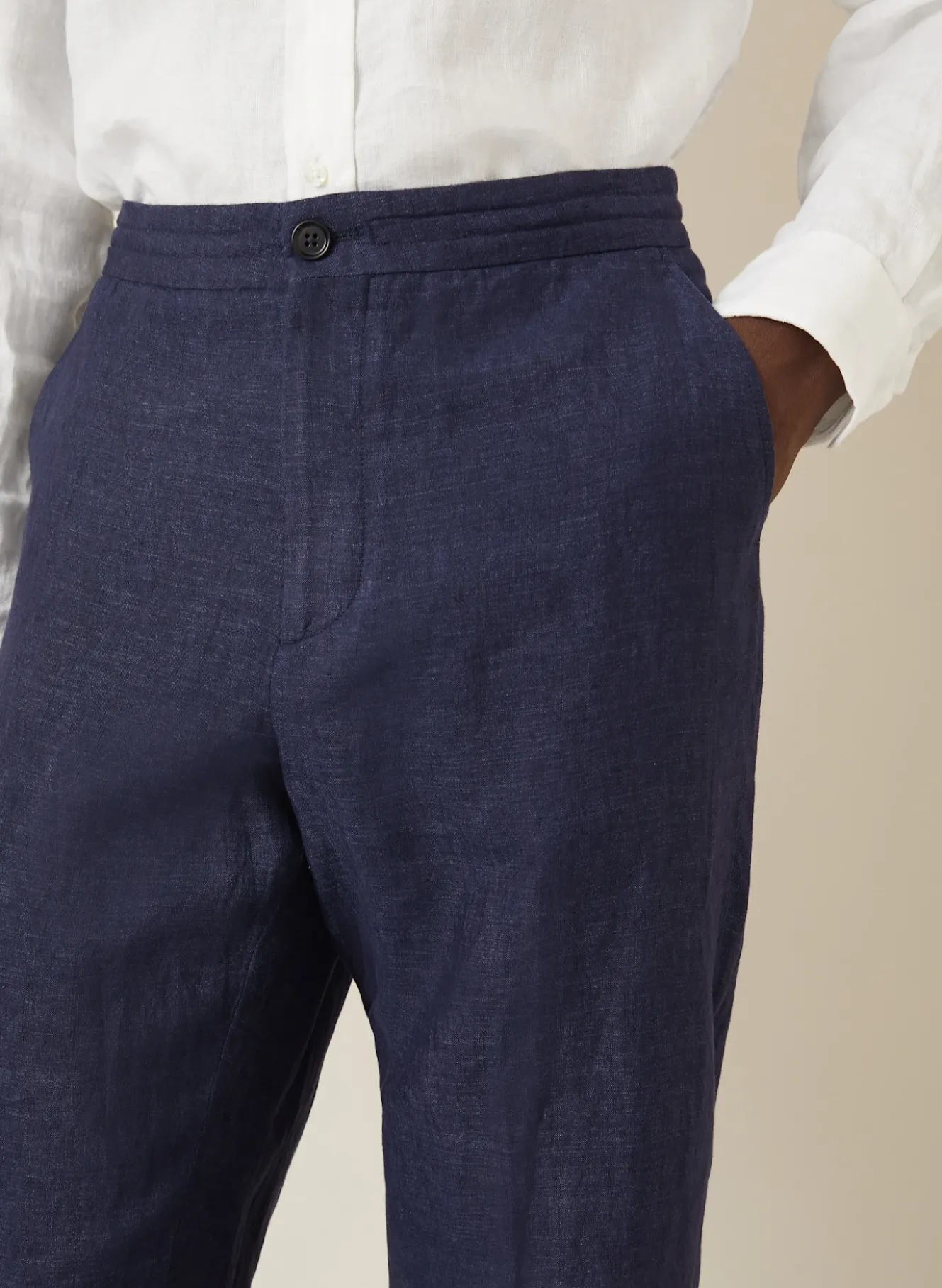 Leinenhose Extra Slim Fit