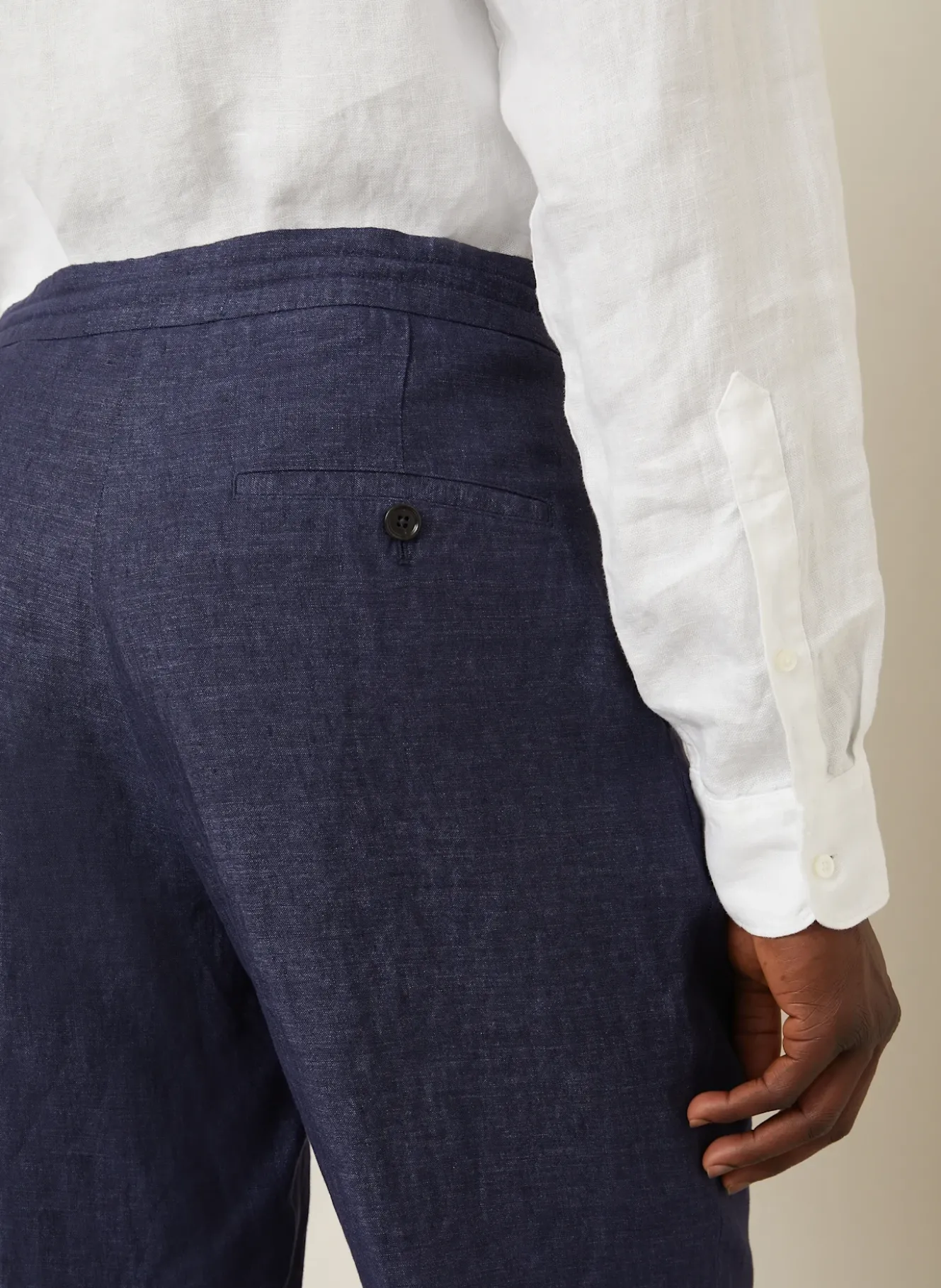 Leinenhose Extra Slim Fit