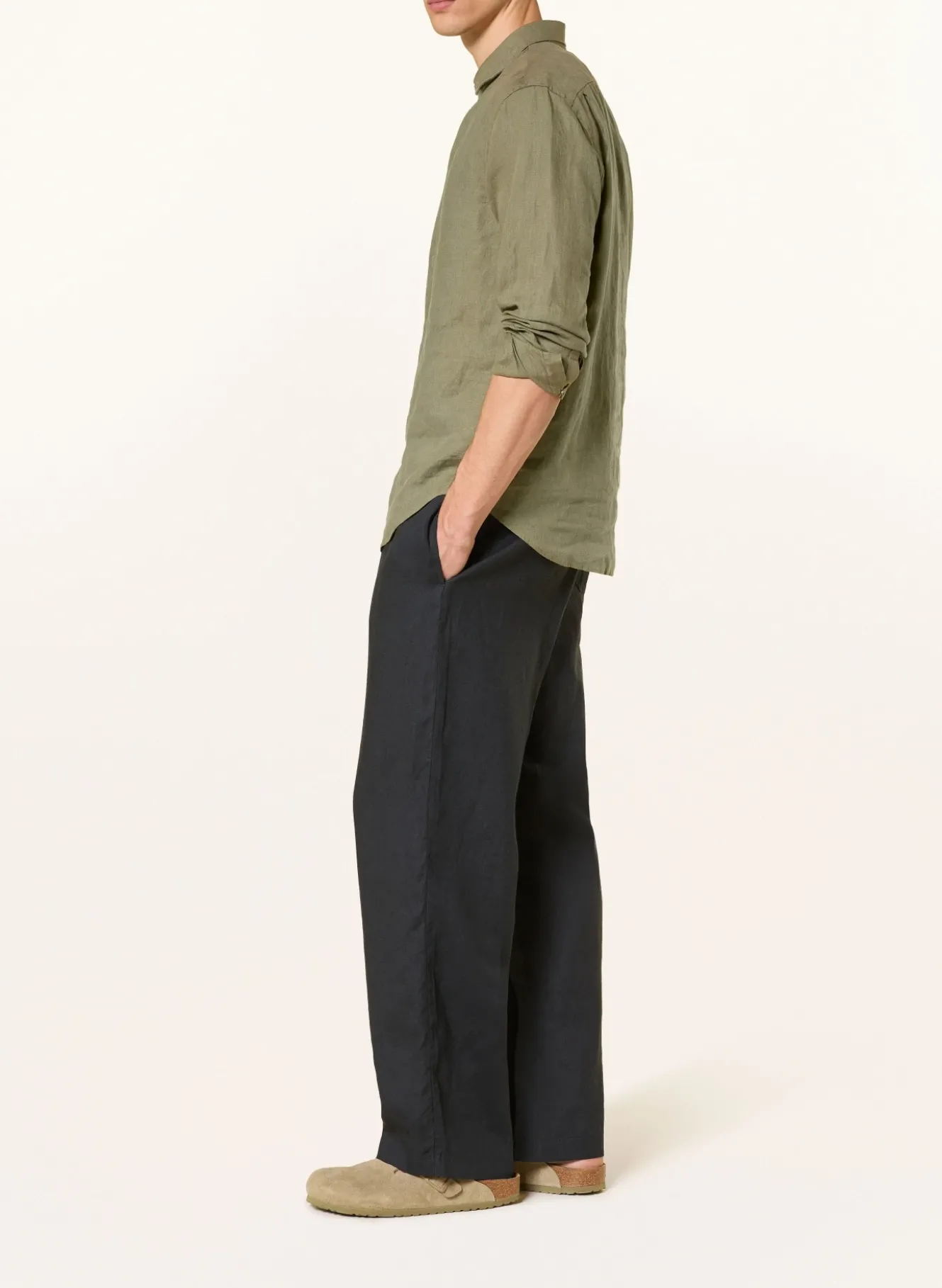 Leinenhose Regular Fit