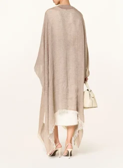 Leinenkaftan mit Glitzergarn