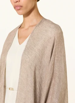 Leinenkaftan mit Glitzergarn