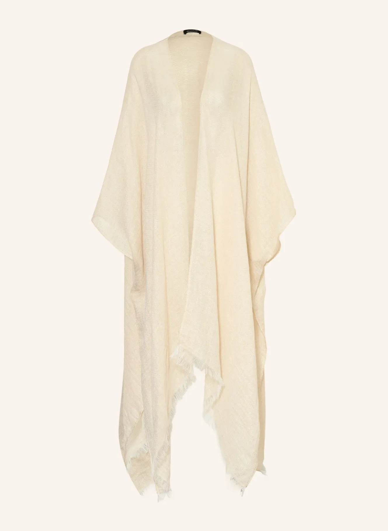 Leinenkaftan mit Glitzergarn