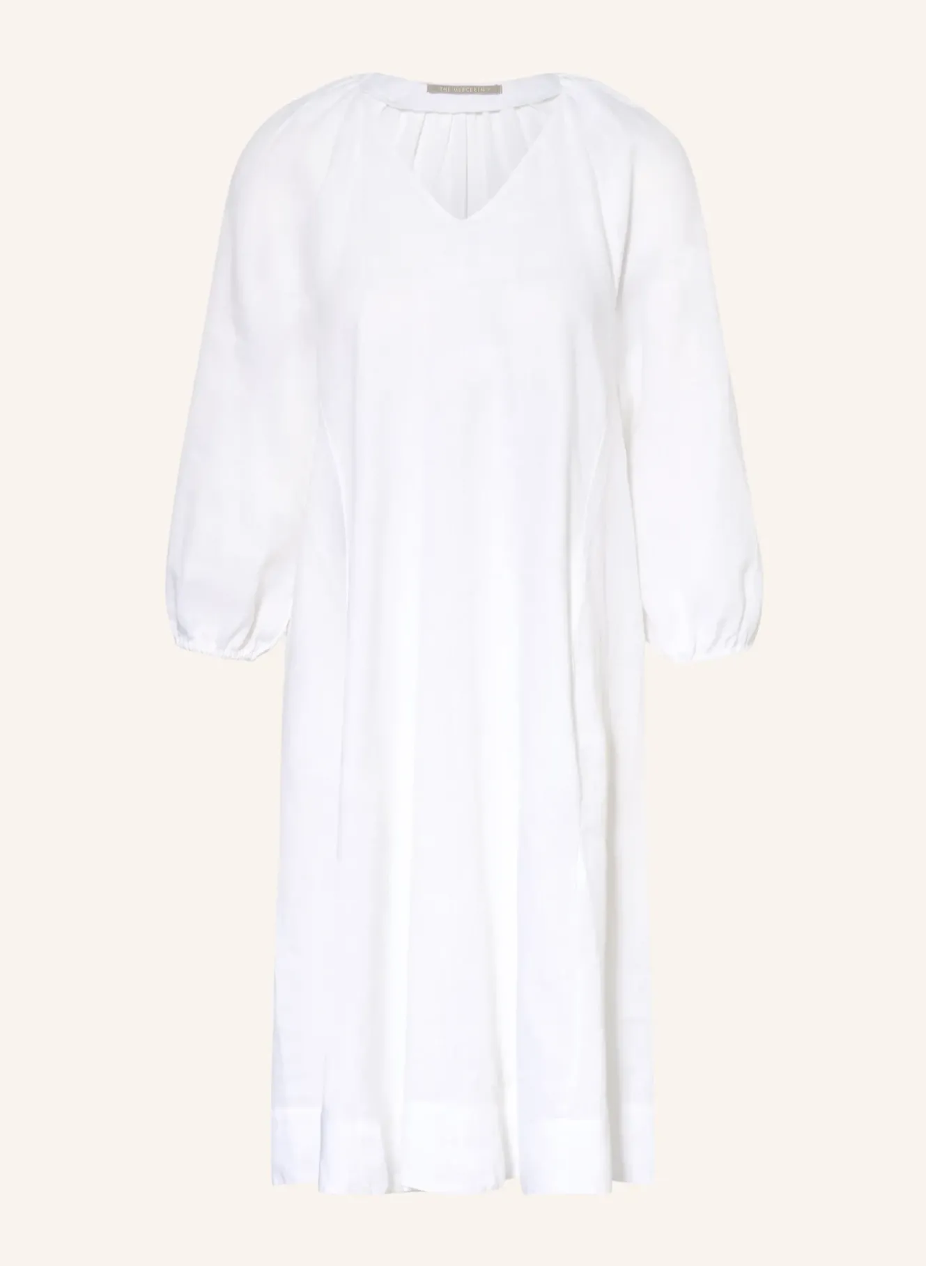 Leinenkleid mit 3/4-Arm