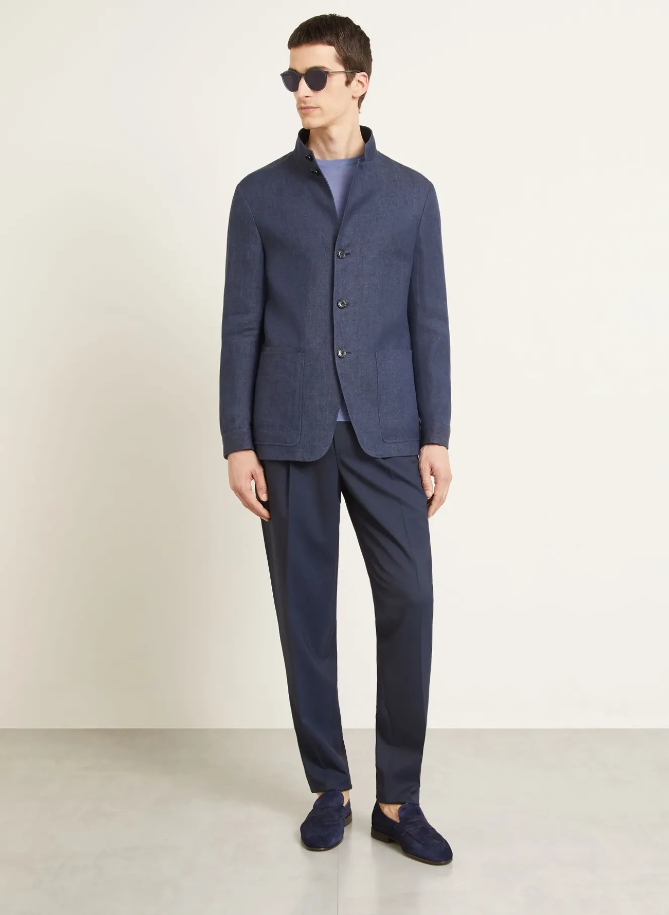 Leinensakko OASI LINO Extra Slim Fit