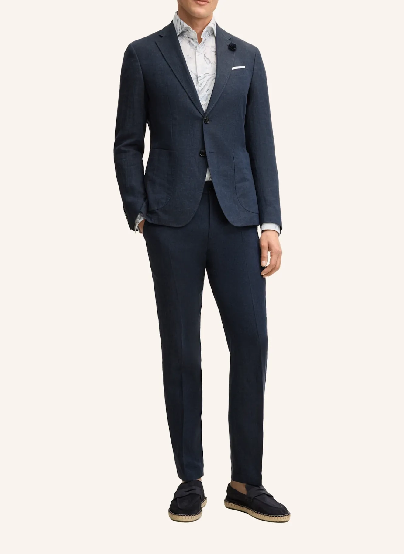 Leinen-Sakko Slim Fit