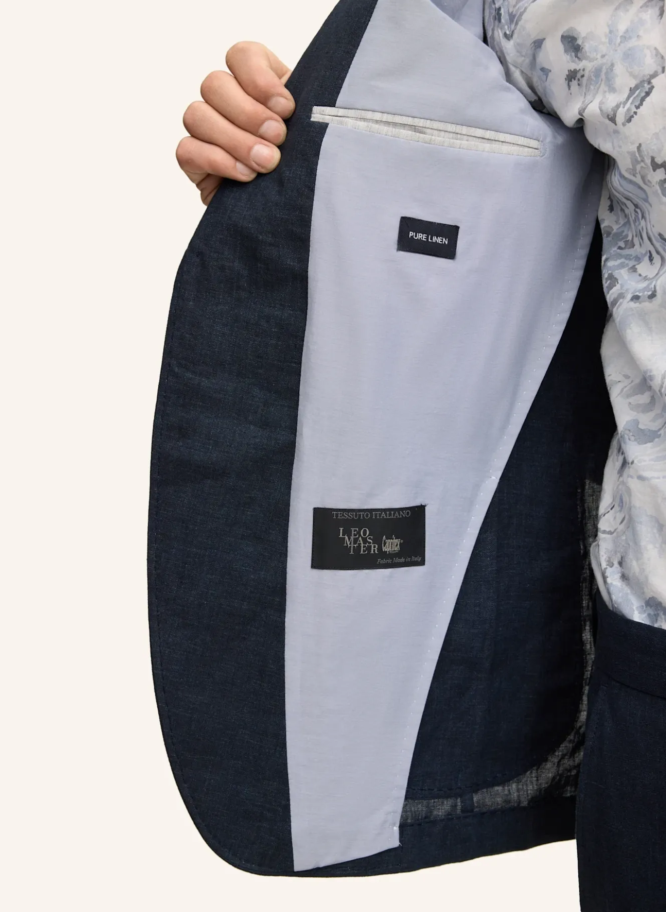 Leinen-Sakko Slim Fit