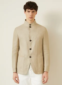 Leinensakko Slim Fit