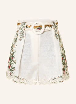Leinenshorts FRUIT BEAUTY mit Spitze