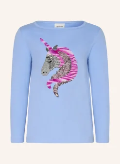 Longsleeve mit Pailletten