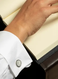 Manschettenknöpfe ROTONDO GUILLOCHE