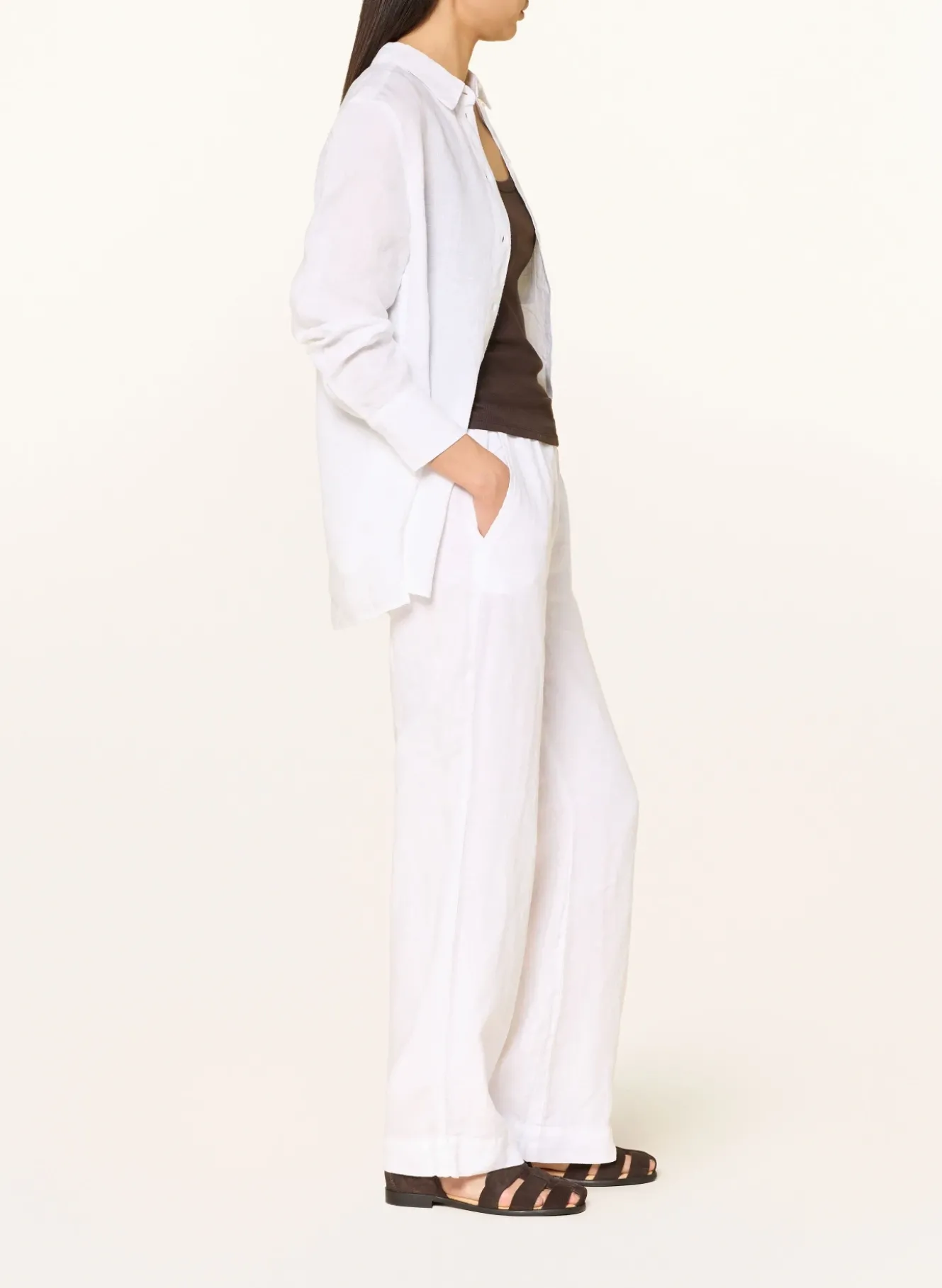 Marlenehose aus Leinen
