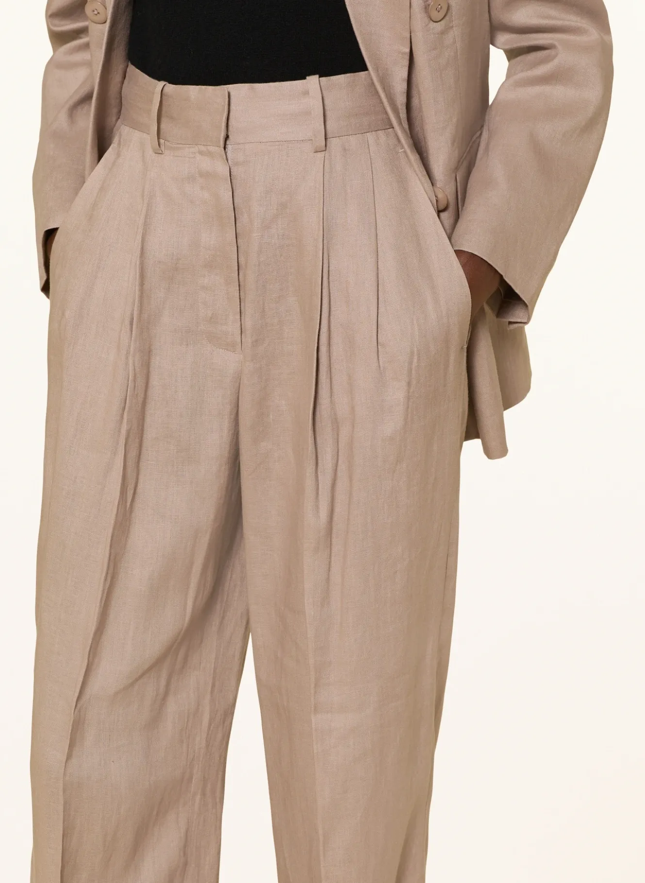 Marlenehose aus Leinen