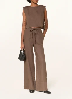 Marlenehose aus Leinen