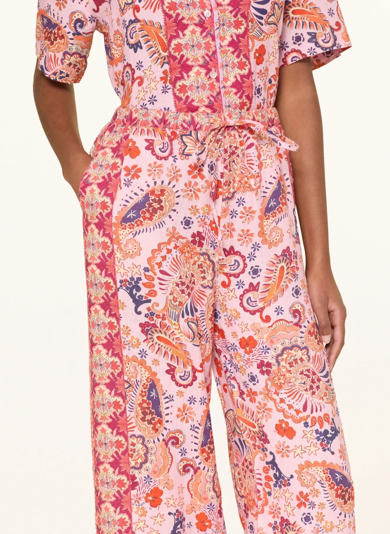 Marlenehose aus Leinen