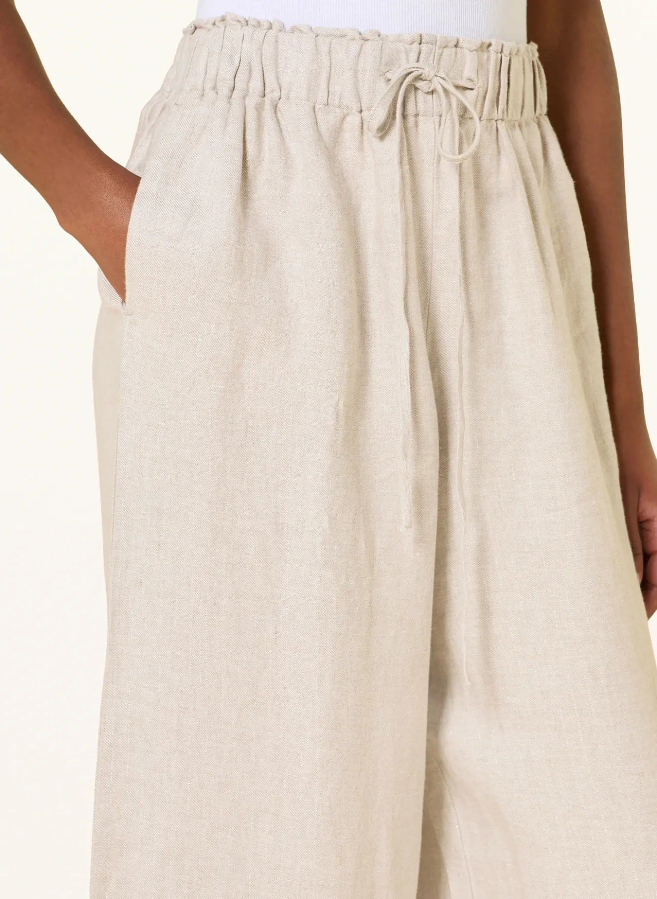Marlenehose aus Leinen