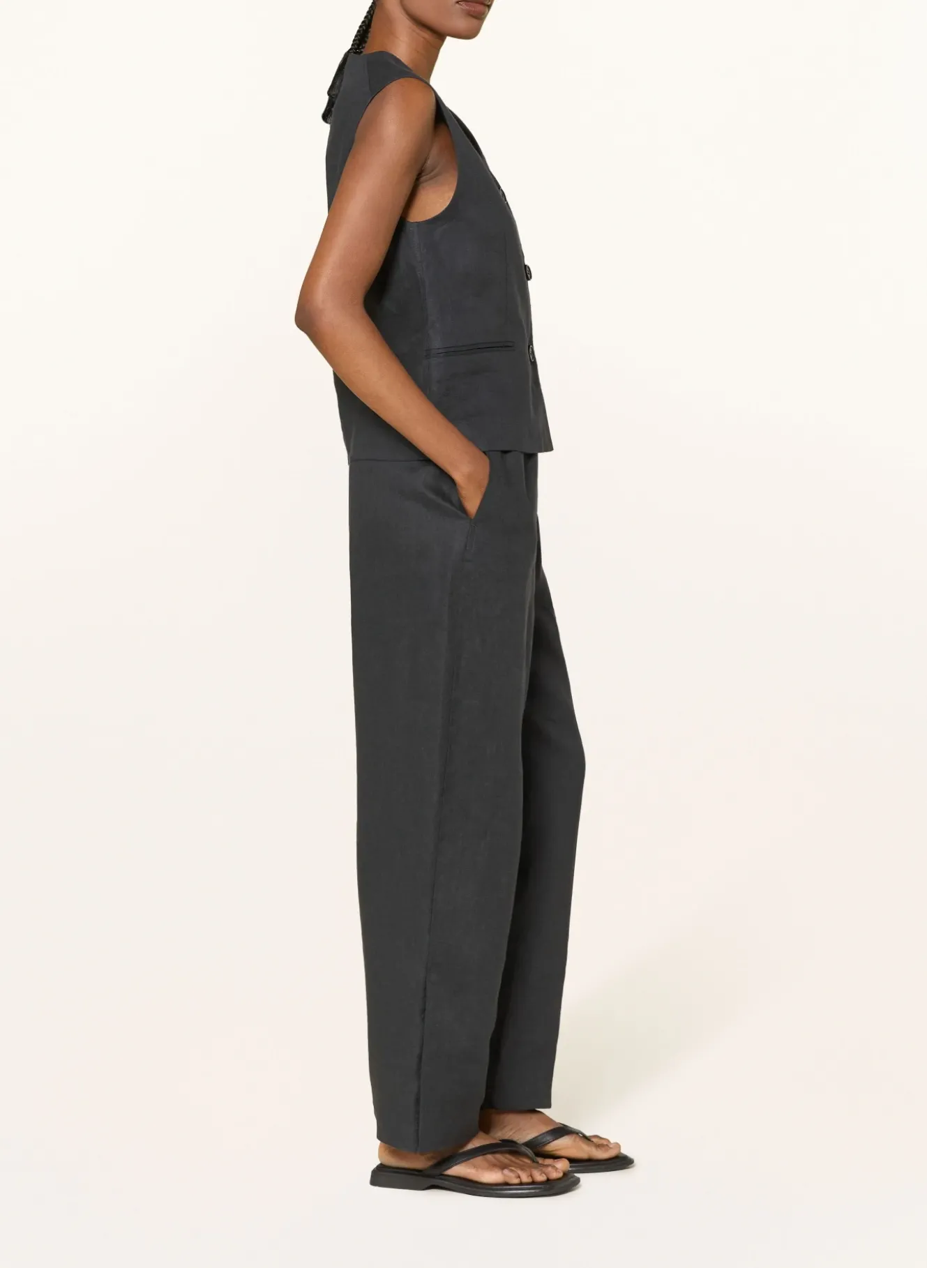 Marlenehose aus Leinen