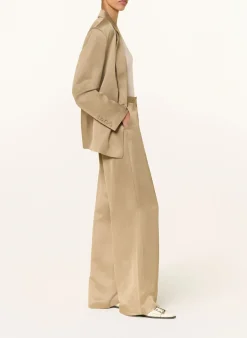 Marlenehose aus Satin