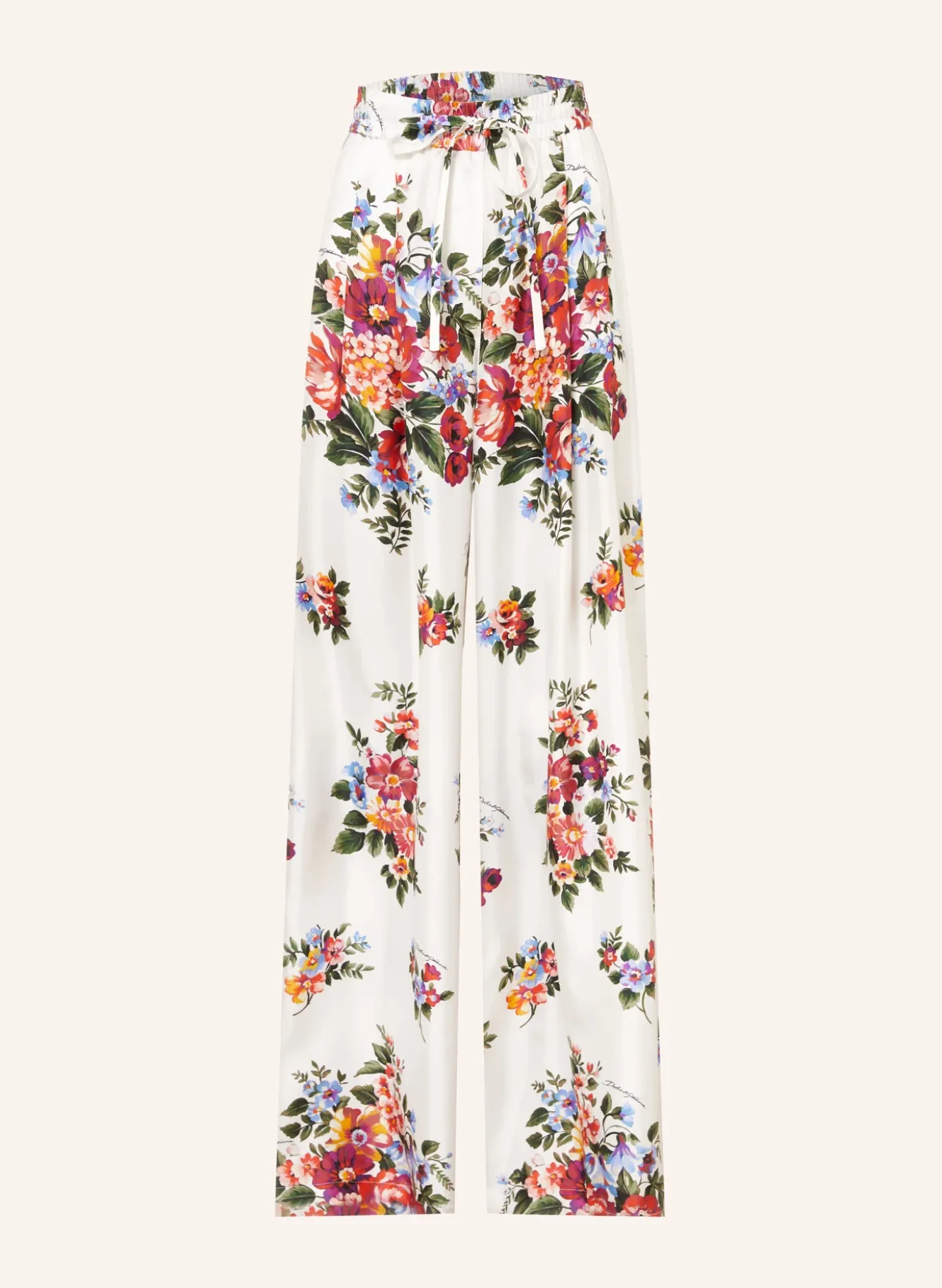 Marlenehose aus Seide