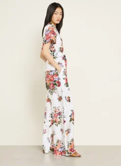 Marlenehose aus Seide