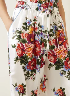 Marlenehose aus Seide