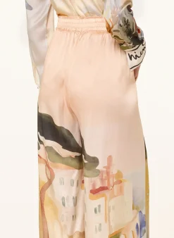 Marlenehose aus Seide