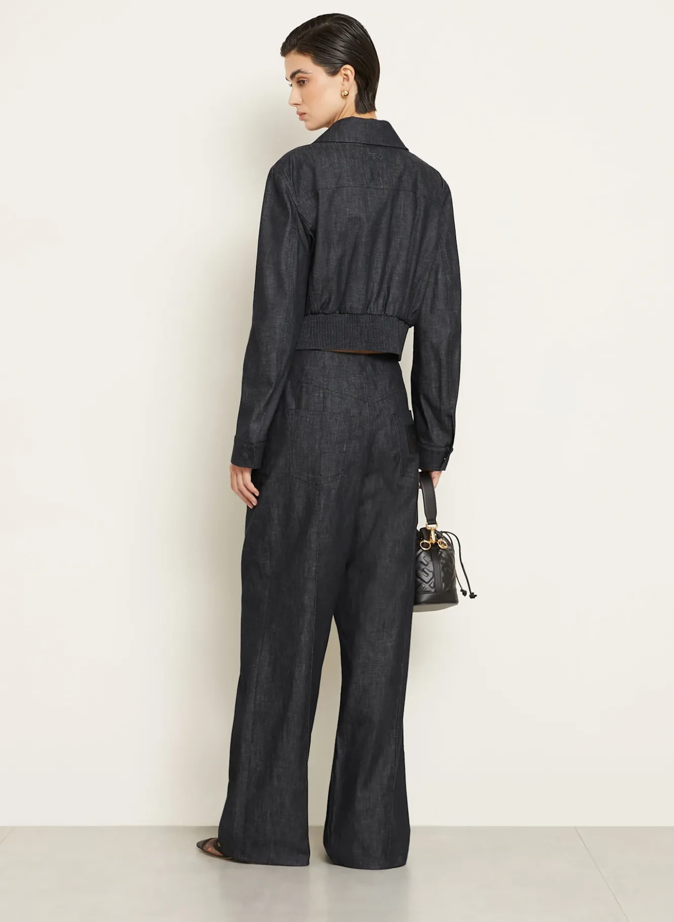 Marlenehose in Jeansoptik