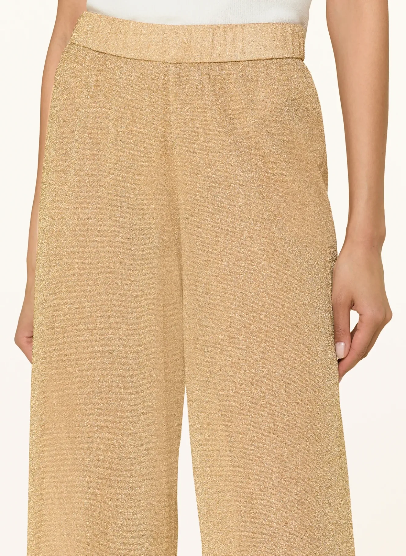 Marlenehose LUMIERE mit Glitzergarn